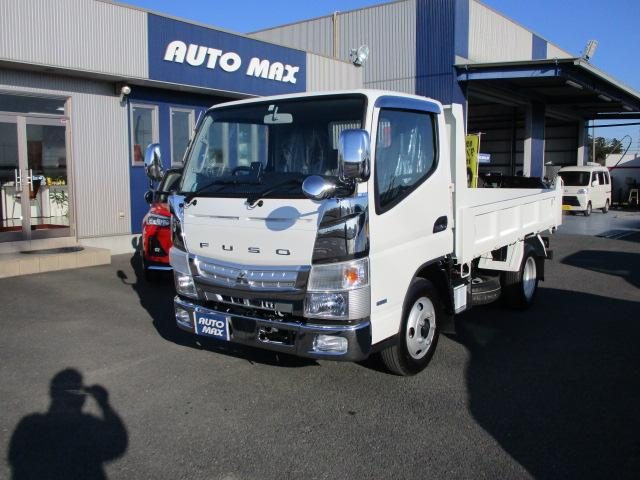 三菱ふそう キャンター 全低床ダンプ　衝突被害軽減ブレーキ付き